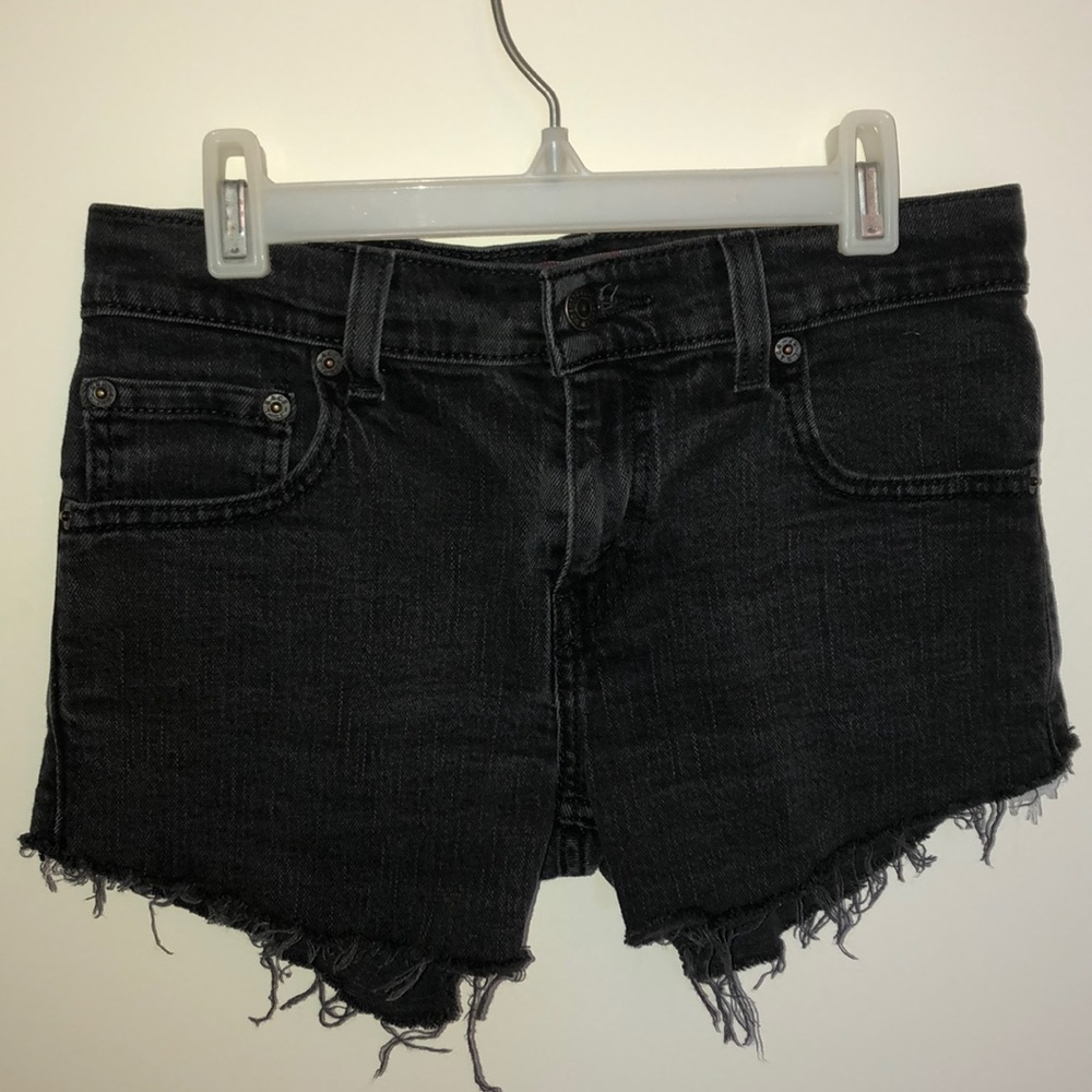 Black Levi shorts